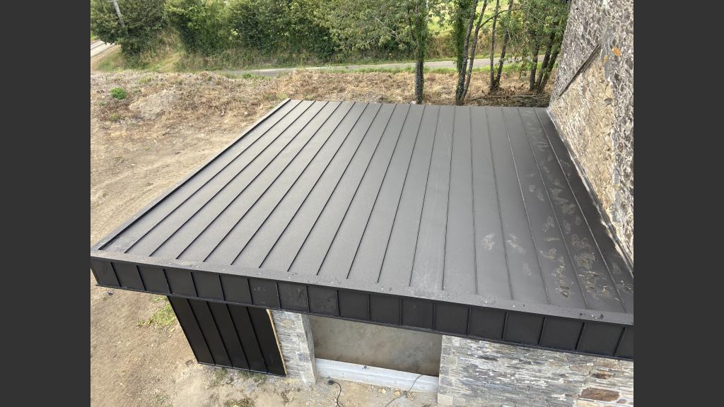 Chantier rÃ©alisÃ© par l'entreprise David Le Guillou Couverture Ã  Silfiac 56